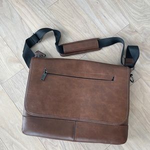 Zara Crossbody Messenger Bag Brown
